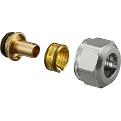 Oventrop Ofix K Klemmringverschraubung 1016823 Messing, 14x2mm, Überwurfmutter vernickelt