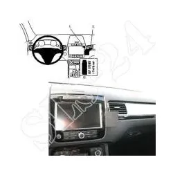 BRODIT 854595 ProClip Halterung - für VW Touareg ab 2011 KFZ-Halter für GPS P...