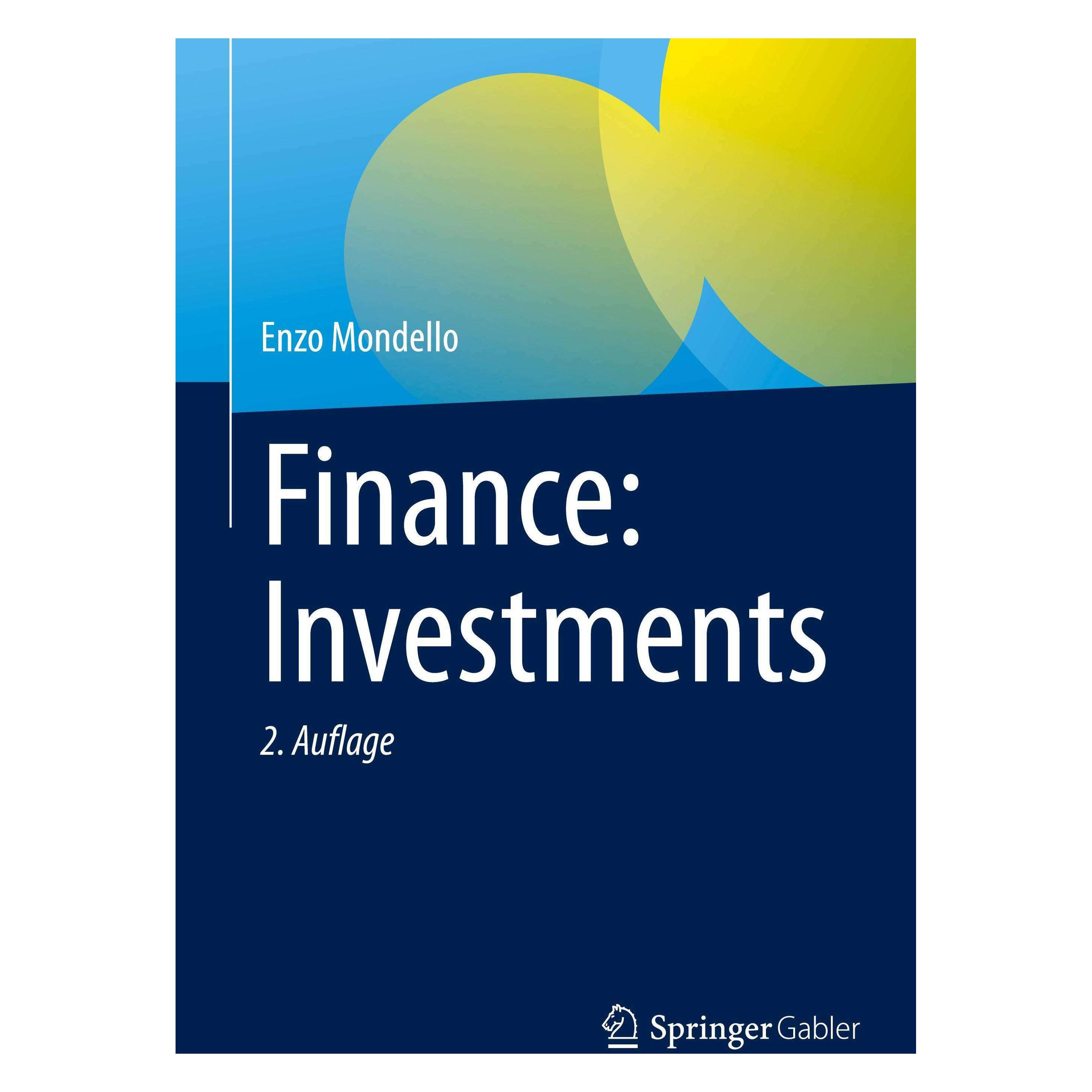Gabler Finance: Investments (Deutsch, Hardcover, Enzo Mondello) (9783658368036)