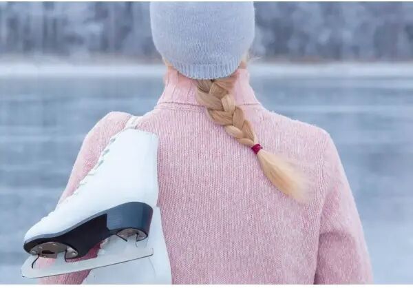 Eiskunstlauf Schlittschuhe Roces Paradise Eco-Fur (Weiß - 39)