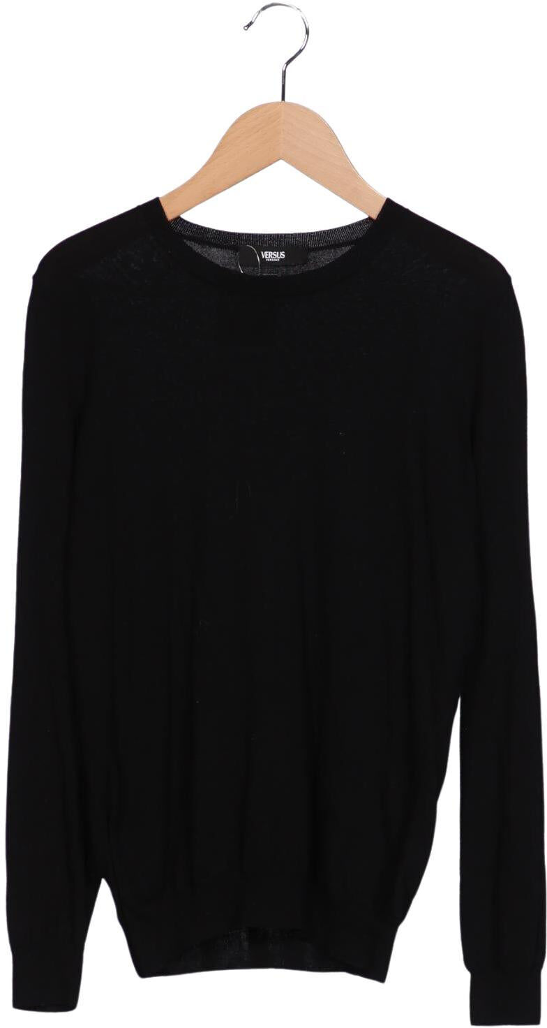 Versus Versace Damen Pullover, Schwarz, Gr. S, Baumwolle - Second Hand