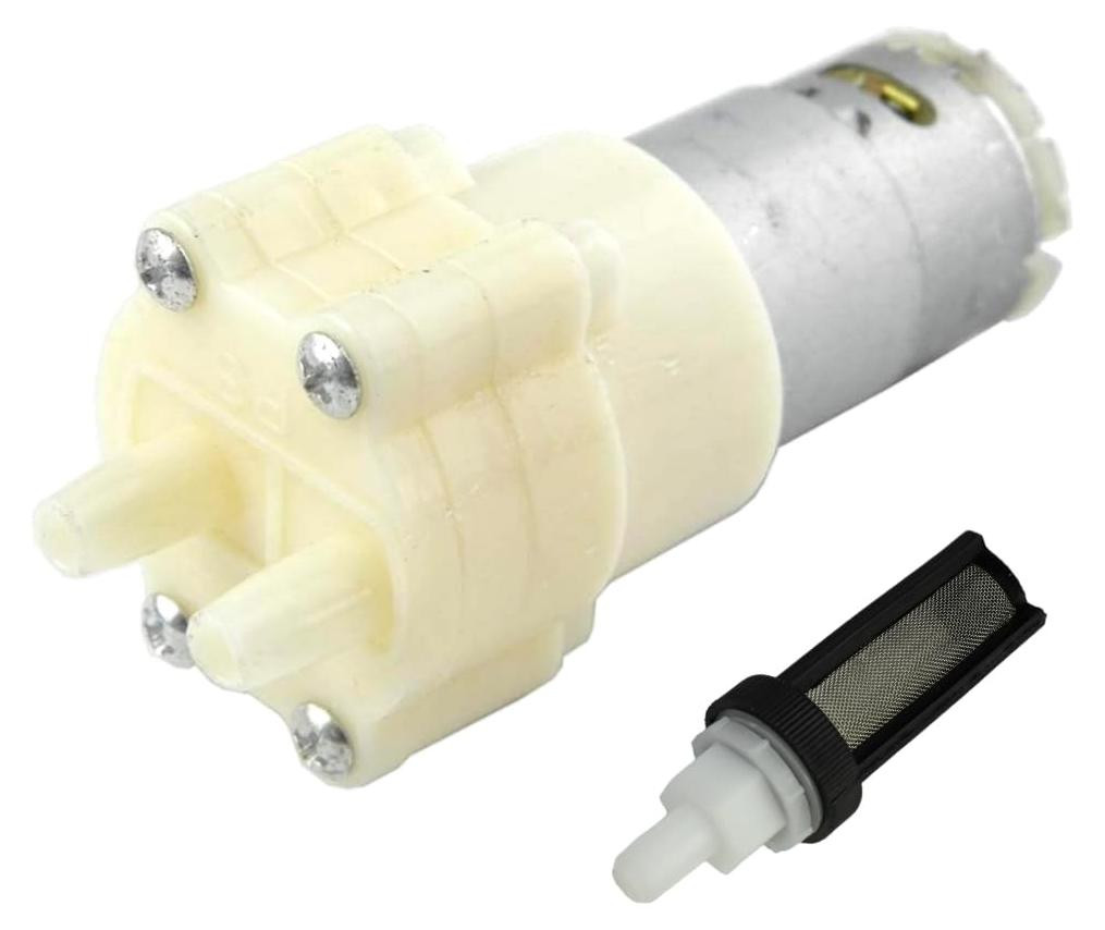 Dripio 385 Membraanpomp, DC 6V-12V, zelfaanzuigend met filter