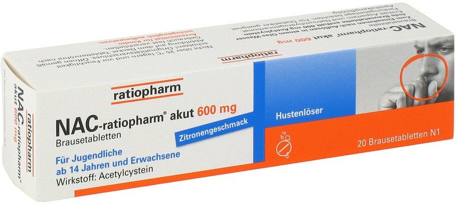 NAC-ratiopharm akut 600mg Hustenlöser 20stk