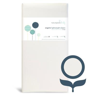 Naturepedic MC34 No-Compromise 2 Stage Lightweight Organic Classic Crib Mattress