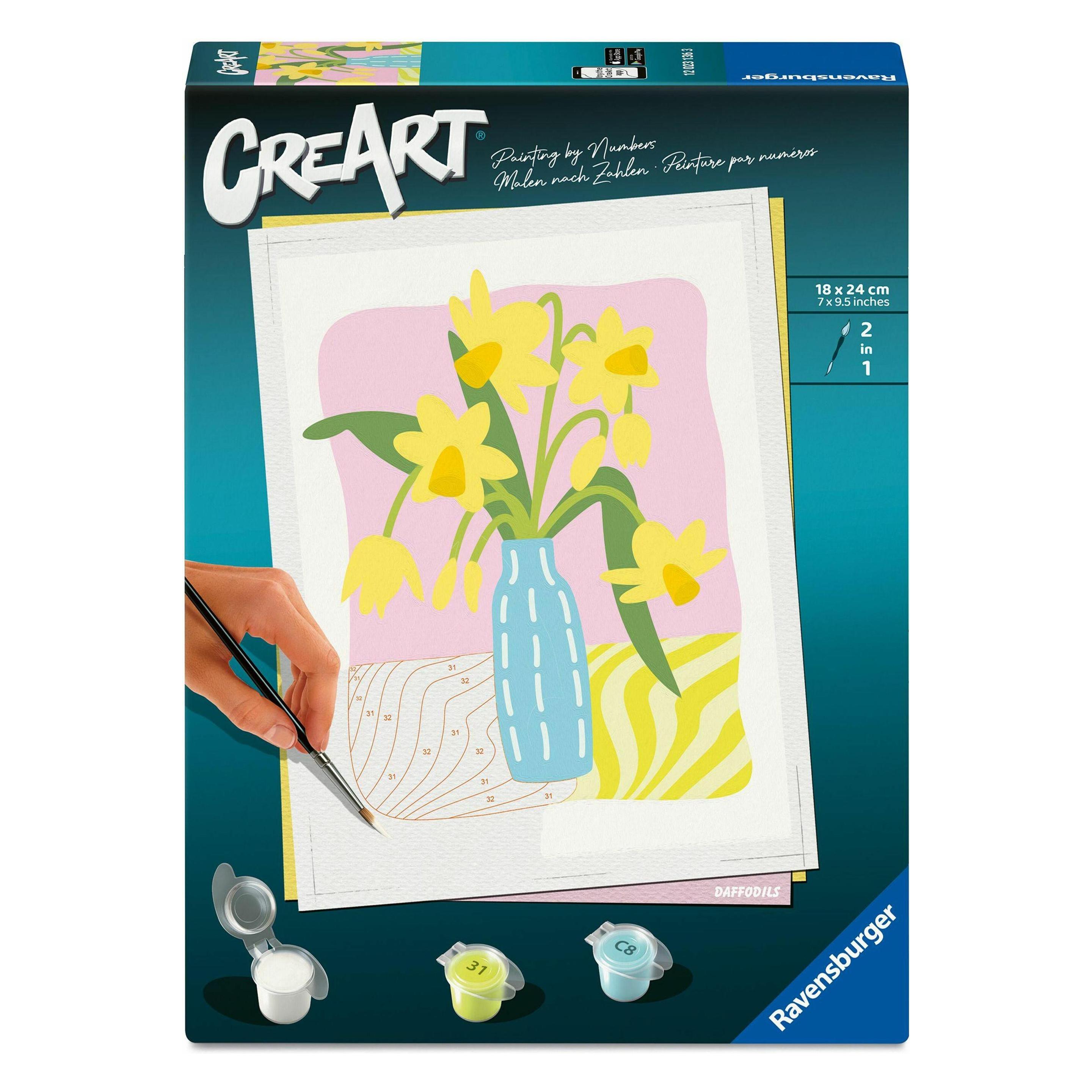 Ravensburger CreArt - Malen nach Zahlen - Narzissen (12023136)