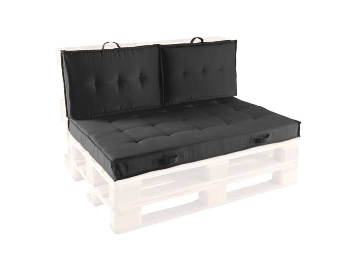 Oviala - Coussins extérieurs pour palette matelassé (dossier + assise)
