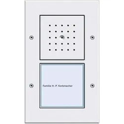 Gira, Klingel + Türsprechanlage, 126666 Audio-Intercom-System Weiss (Kabelgebunden)
