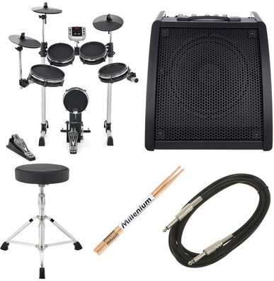 Millenium MPS-150X E-Drum Monitor Bundle Noir