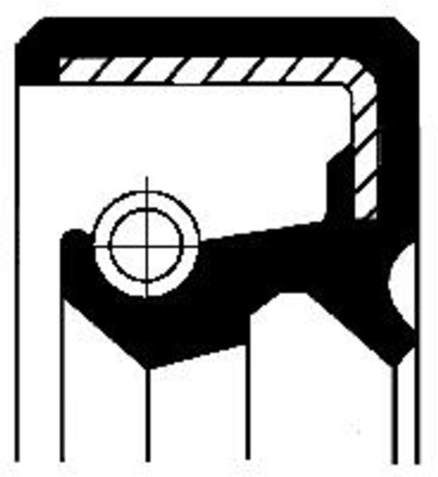 Wellendichtring, Differential CORTECO 19016068B