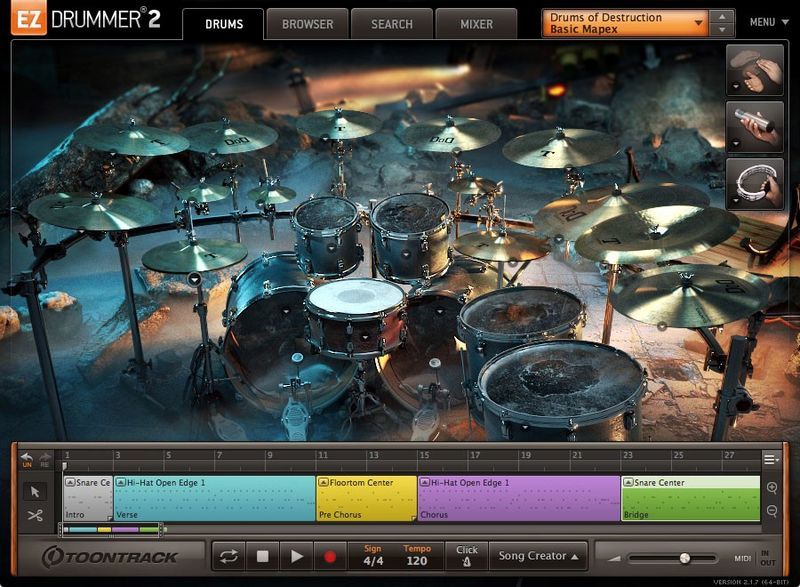 Toontrack EZX Drums of Destruction