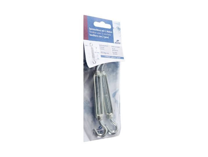Meister + Co Spannschloss mit 2 Haken 126 cm