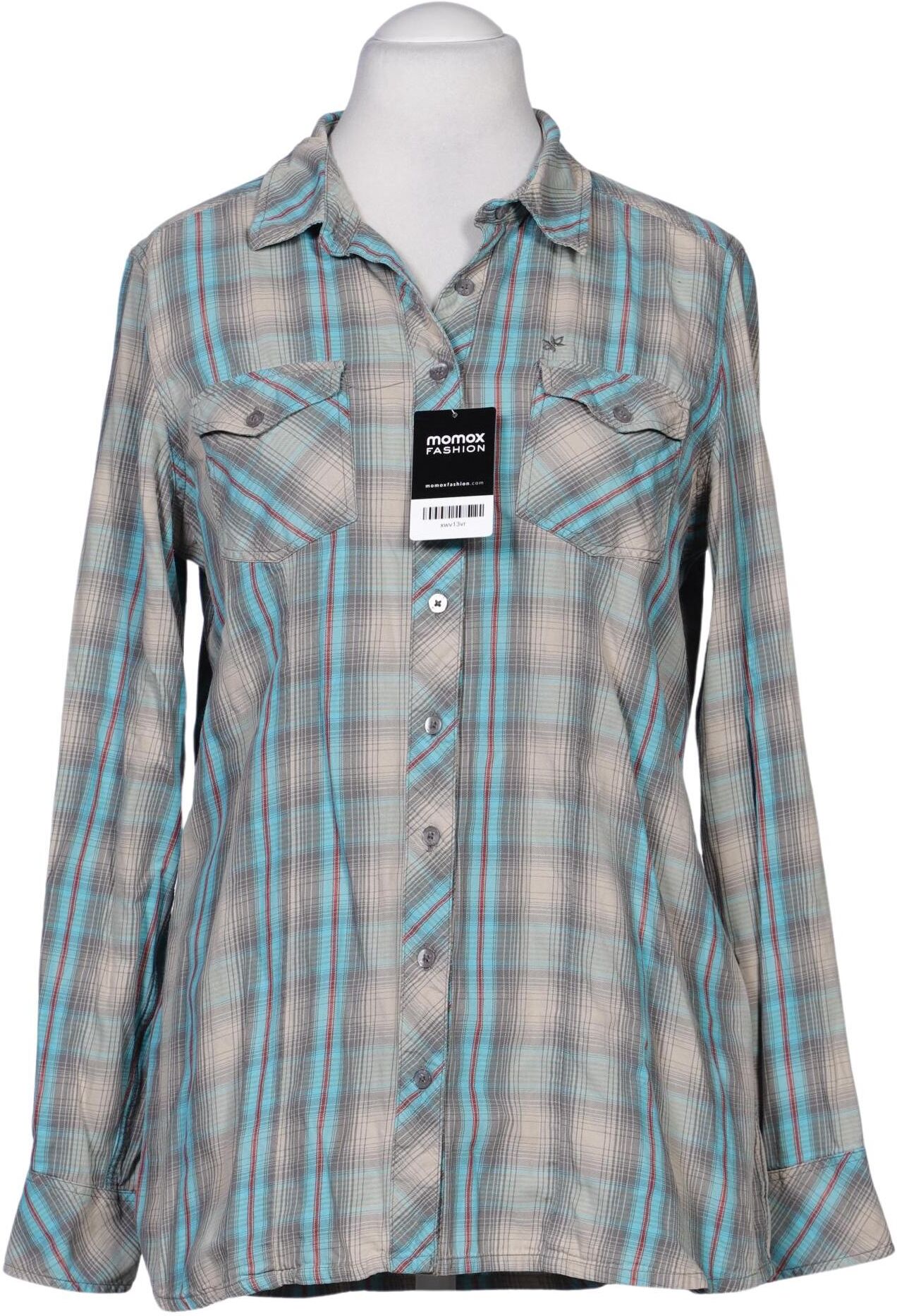 Oxbow Damen Bluse, Mehrfarbig, Gr. L, Baumwolle - Second Hand