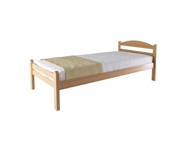 Casa Vital Holzbett LENINA, Klassische Optik, Schlafzimmermöbel, Buche massiv, Lattenrost, stabile Beine, belastbar bis 120-240 kg (Buche, 96x210x79 cm (90x200))