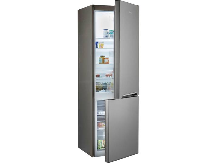 AMICA Kühl-/Gefrierkombination KGCL 387 115 , Energieeffizienz: E, silber (edelstahl optik), B:54cm H:170cm T:59,5cm, Kühlschränke, Kühl-/Gefrierkombination