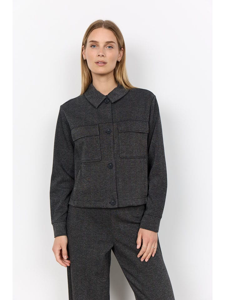 soyaconcept Hemdjacke "Hebe" in Schwarz - XL