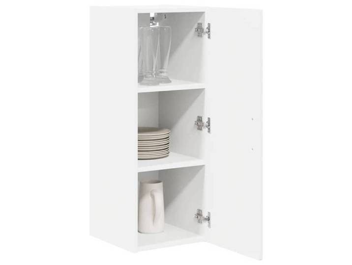 BEAU Blanc Armoire de cuisine - ZENCORE - Placard bas de cuisine - Blanc brillant 30x31x80cm LH35554