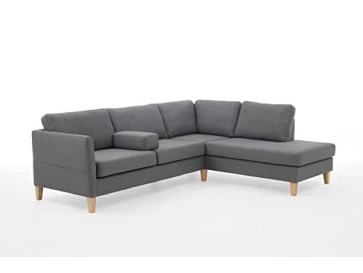 Atlantic Home Collection Ecksofa mit Ottomane rechts