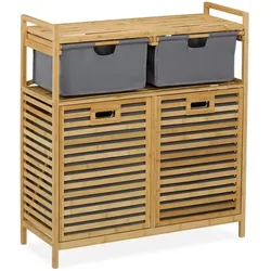 Relaxdays, Wäschekorb, Wäschekorb (40 l)