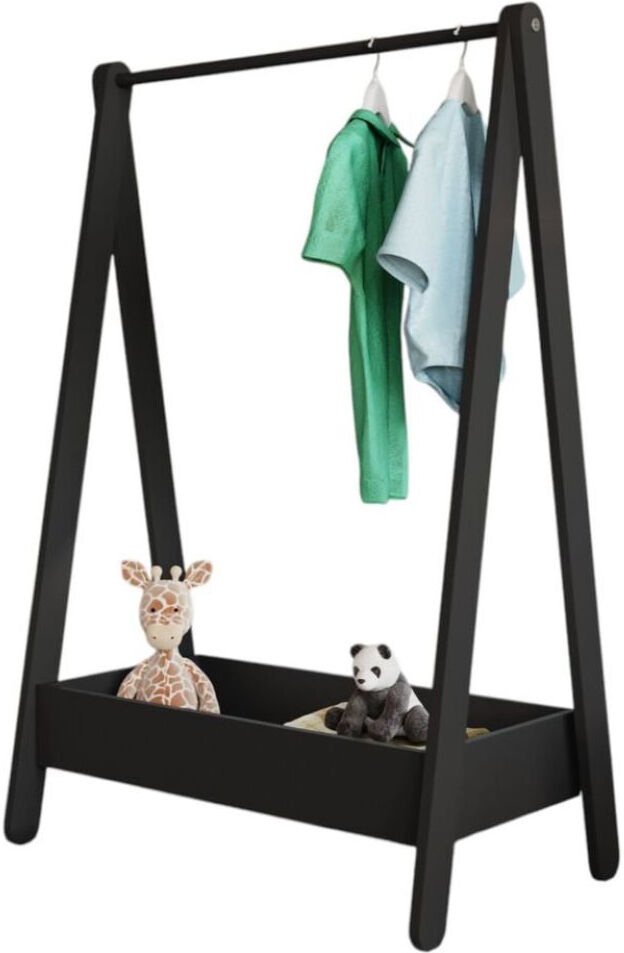 Isabelle & Max Deidre 64.5cm Clothing Rack Black 64cm L