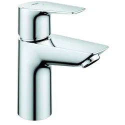 Grohe BauEdge Einhand-Waschtischbatterie, S-Size, Ausladung 95mm, ohne Ablaufgarnitur, EcoMode, Cradle to Cradle Certified® Gold, 24193001