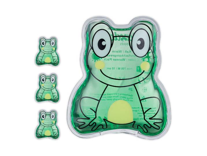 Kühlpads Kinder 4er-Set Weiss-Grün-Schwarz