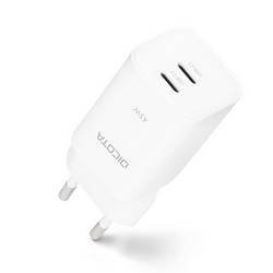 Dicota 2-port GaN Wall Charger (45W) EU Ladeadapter 45 W Weiß GaN D32182