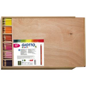 GIOTTO-Fila Buntstifte Mega, Schoolpack, 520500, farbig sortiert, in Box, 144 Stück
