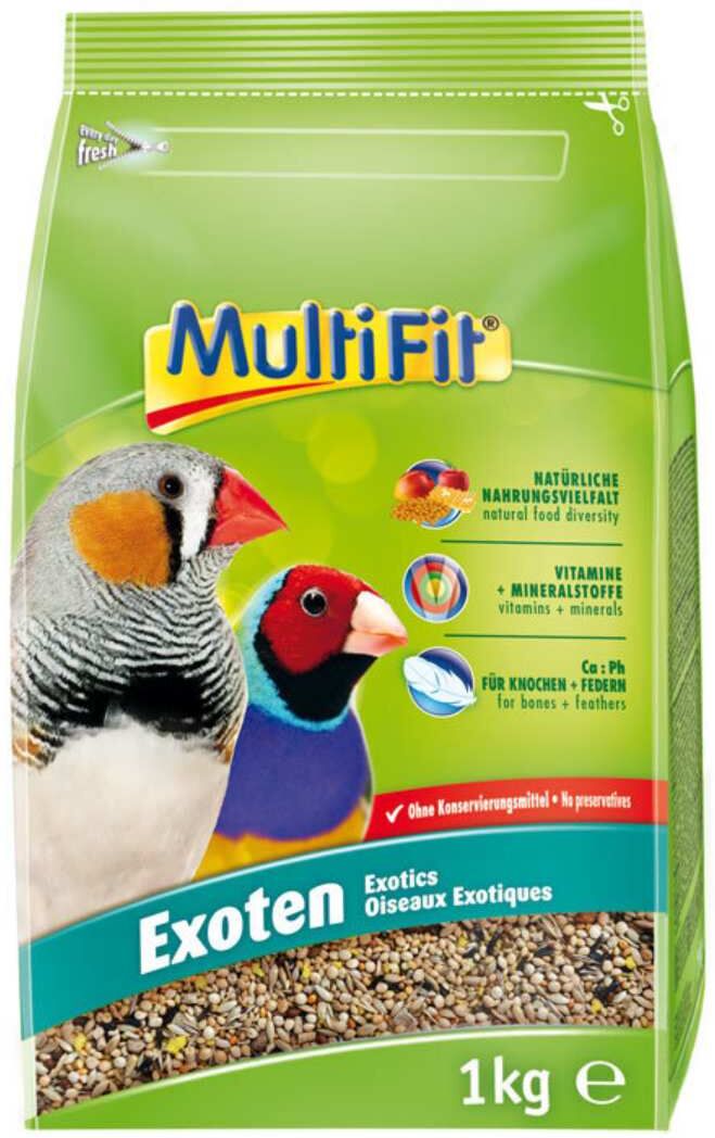 MultiFit Mangime per Uccelli Esotici 1KG
