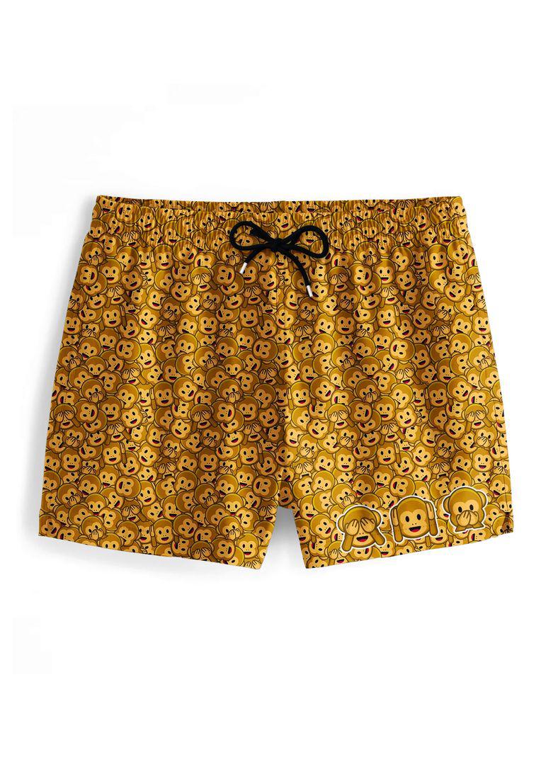 "Three Wise Monkeys" Badeshorts