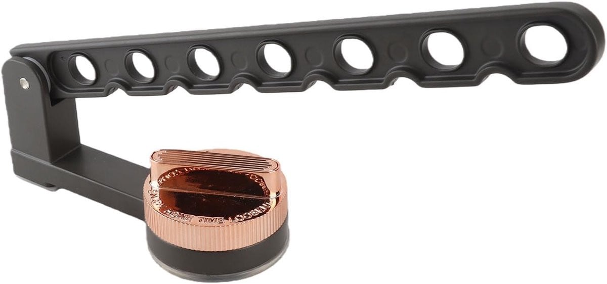 Opvouwbaar aluminium wasdroogrek met kledinghanger en 7 kg capaciteit