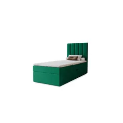 Boxbett mit Stauraum  Nelia ¦ grün ¦ Maße (cm): B: 92 H: 124