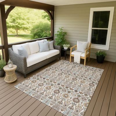 Addison Rugs Machine Washable Indoor/ Outdoor Traditional Xander Chantille Rug
