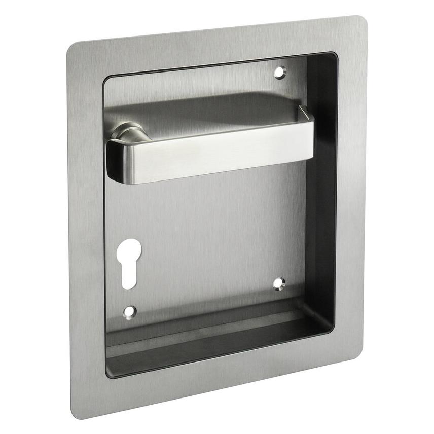 Ogro Einlass-Flachdrückergarnituren 8937A, Tiefe 40 mm (Türgarnitur) (90050067399)