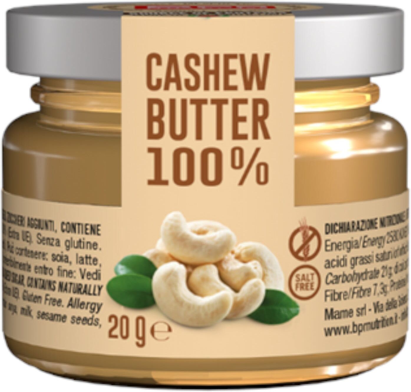 BPR NUTRITION Cashew Butter 20 G 