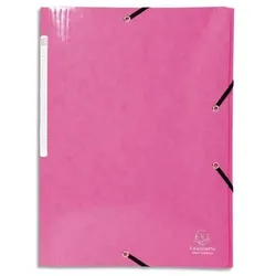 Exacompta Sammelmappe mit 3 Klappen und Gummizug Maxi Kapazität Manila-Karton 425g/qm Iderama A4