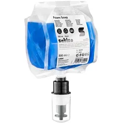 Satino Schaumseife 6 x 500 ml für Spender SF1 - dermatologisch getestet – pH-neutral – frei von Allergenen, Polymeren, Parabenen, Mikroplastik & 100% vegan