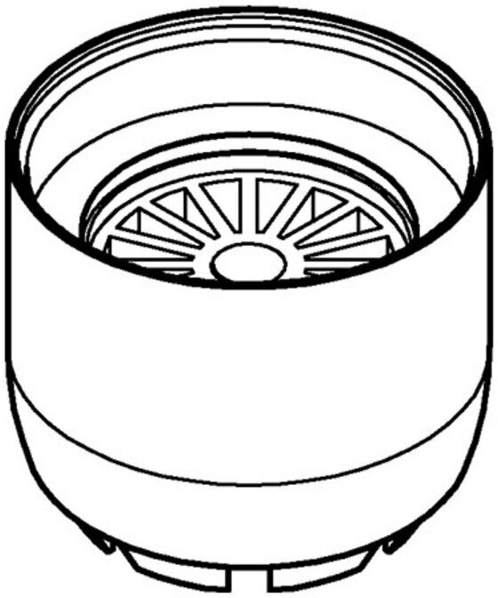 Grohe Strahlregler 46163 für offene Warmwasserbereiter M22x1 chrom (46163000)