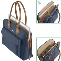 Hama Notebook-Tasche Fabulous Handtasche Blau 13,3" bis 14,9"