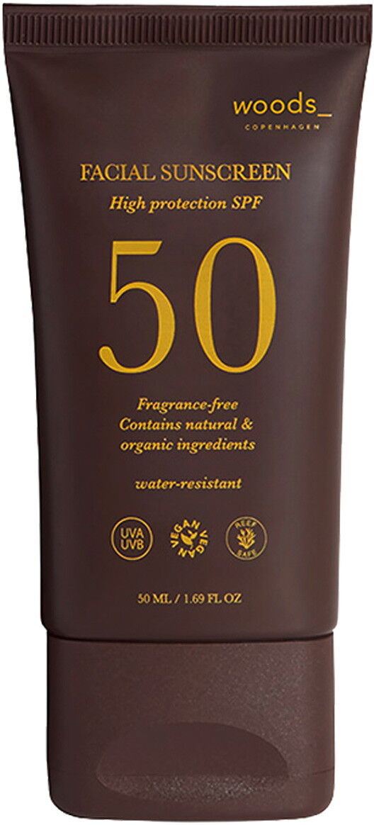 50ml woods_ copenhagen FACIAL SUNSCREEN SPF 50