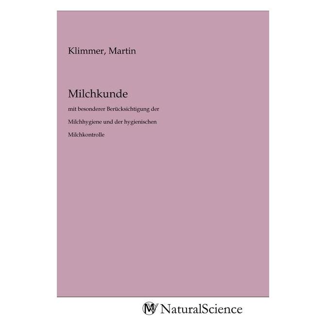 MV-NaturalScience Milchkunde (Deutsch, Softcover, Martin Klimmer) (56144184)