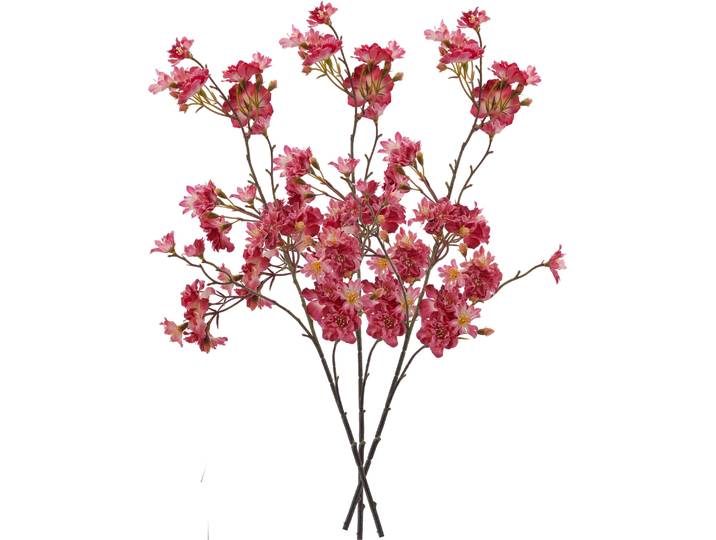 Kunstzweig CREATIV GREEN Kirschblütenzweig , pink, H:80cm, Kunststoff, Kunstpflanzen, Kunstzweig, mit traumhaft schönen Blüten