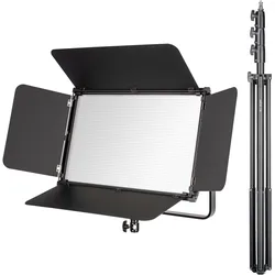 Walimex pro LED Niova 150-F Pro Flächenleuchte mit Stativ