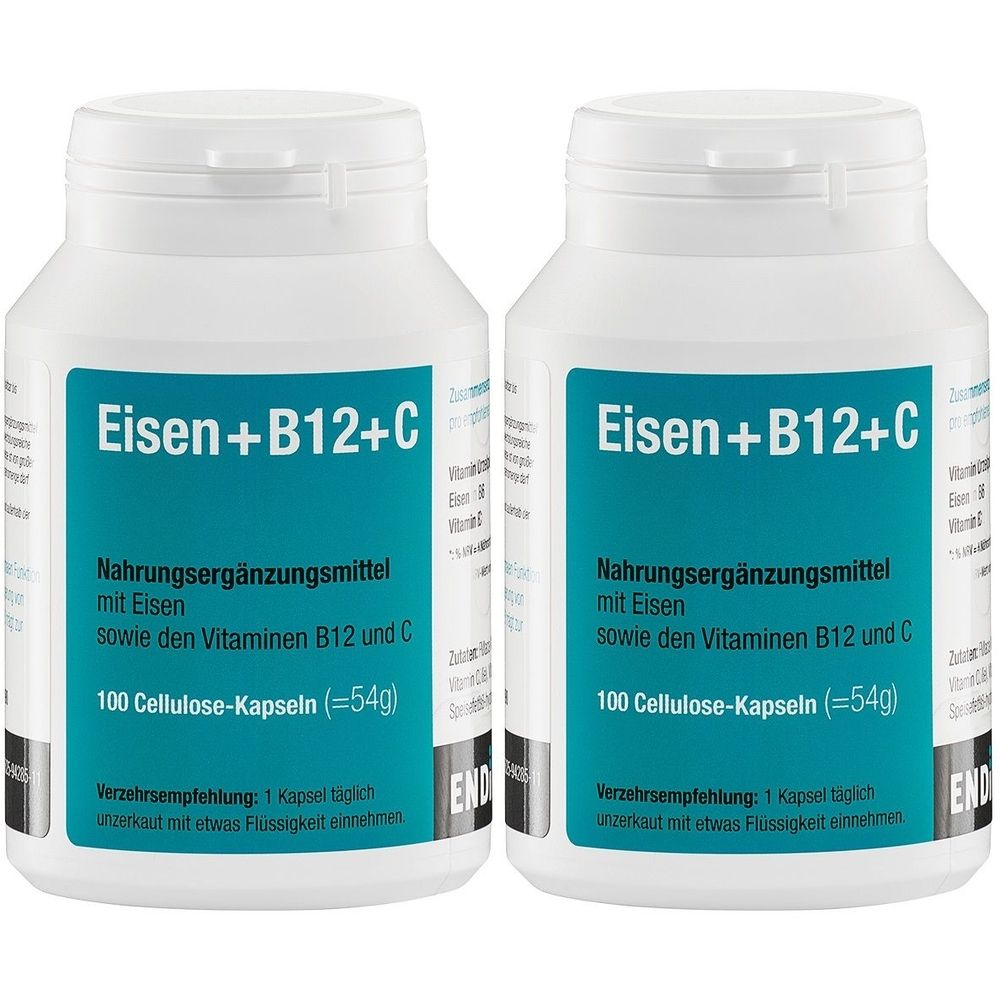 Eisen+B12+C Kapseln 2x 2x100 St