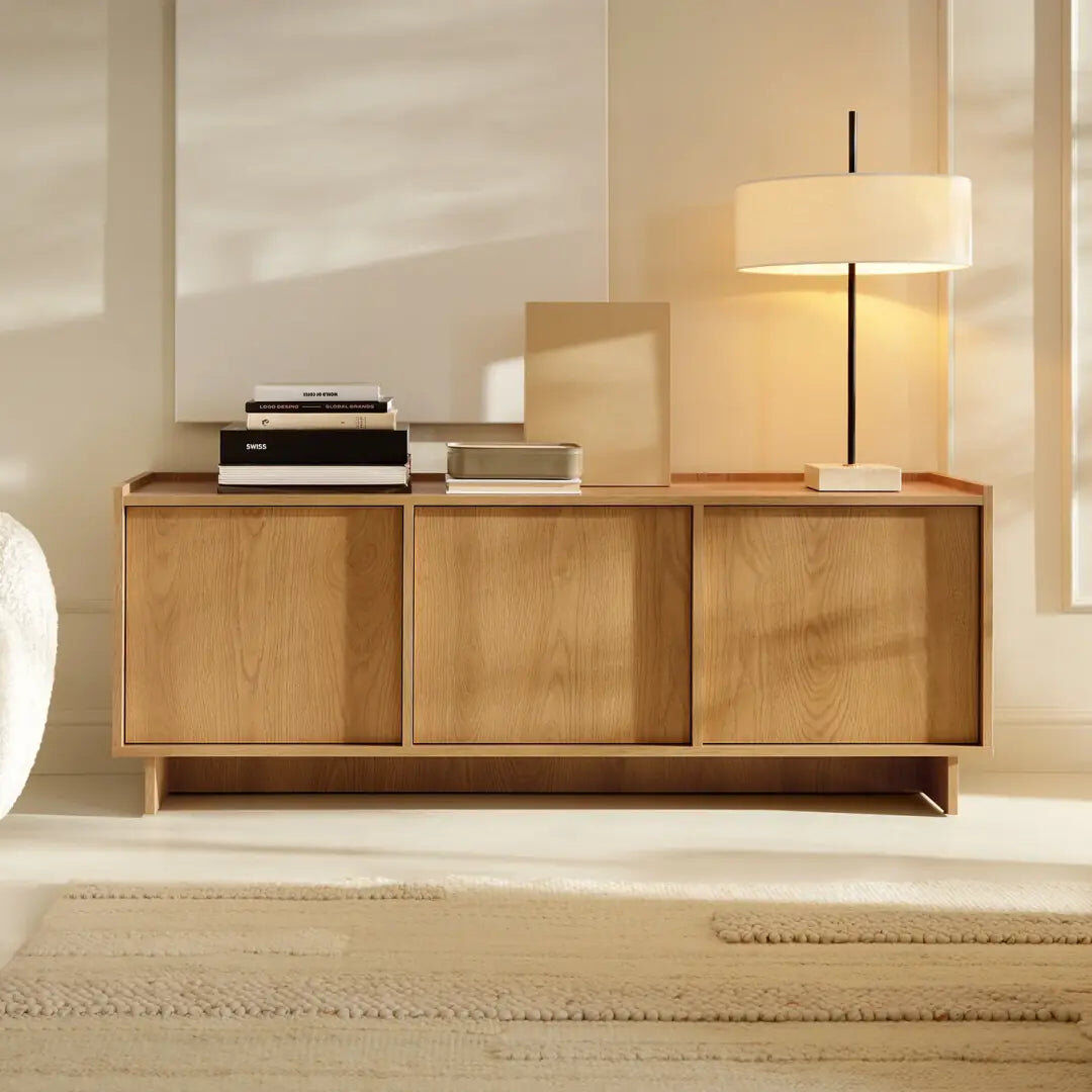 17 Stories TV Stand for TVs up to 50" Oak Caramel 50"