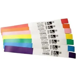 Zebra, Etikettenrolle, Z-Band Fun Gelb Selbstklebendes Druckeretikett