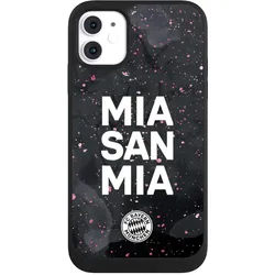 Nivocase Handyhülle für Apple iPhone 11 Hülle NIVOpure Case Schwarz FC Bayern München Mia San Mia Girl (Apple iPhone 11), Smartphone Hülle, Schwarz