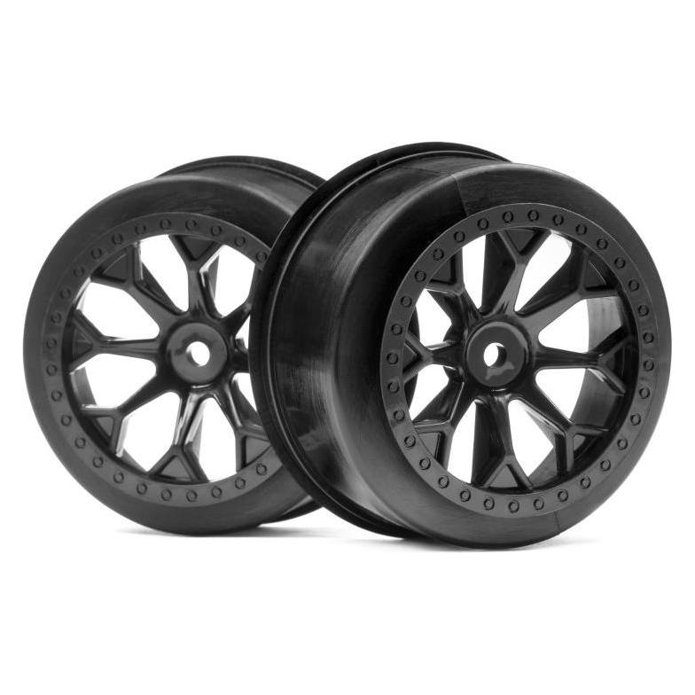 HPI 8-SHOT SC WHEEL (BLACK/2PCS) (116521)