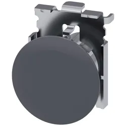 Siemens 3SU1960-0FA80-0AA0 Blindverschluss für freie Befehlsstellen, 30 mm, Metall matt, sandgrau 3SU19600FA800AA0