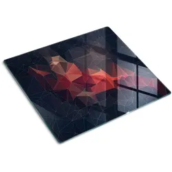 GLASPLATTE 60x52 cm Abstrakt