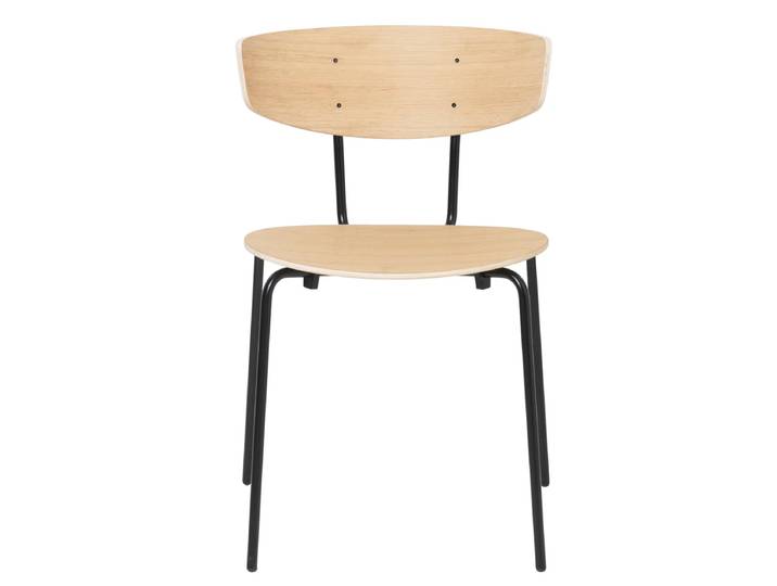 Ferm Living - Herman Stuhl, Eiche / schwarz